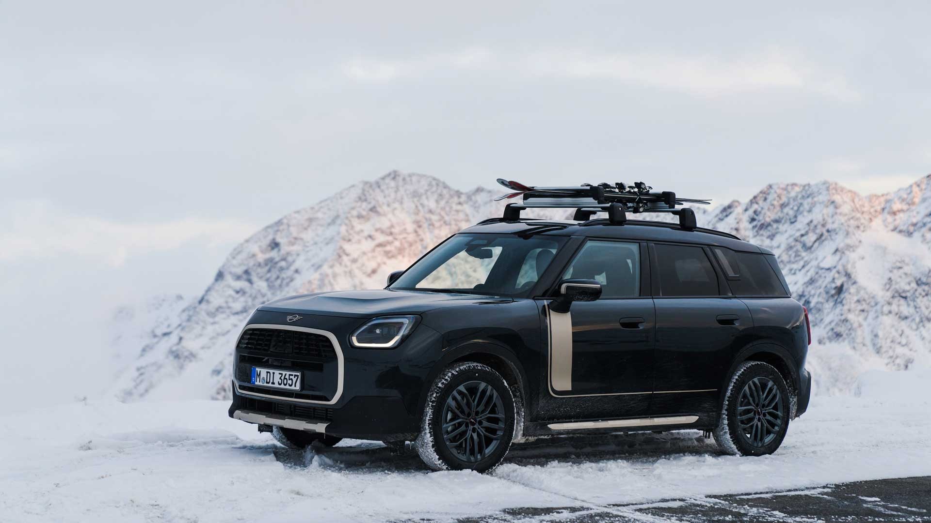 MINI Cooperのサイドビュー